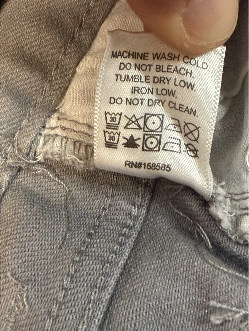 Fashion Nova Jeans Mens 30 Gray Skinny Stretch Denim Pants New With Tags